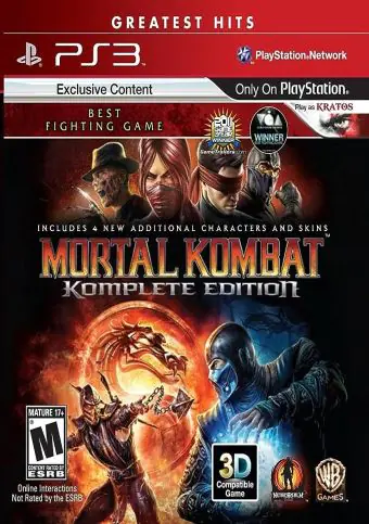 mortal kombat komplete edition ps